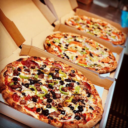 Fresh pizza creation